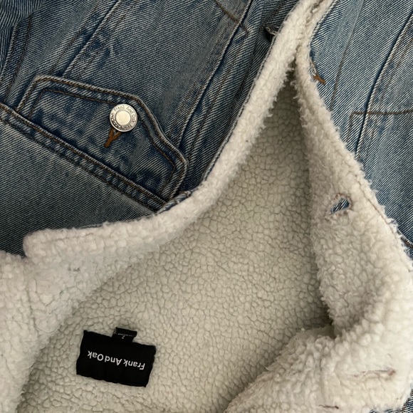 Frank & Oak Denim Sherpa Jacket - Picture 3 of 6